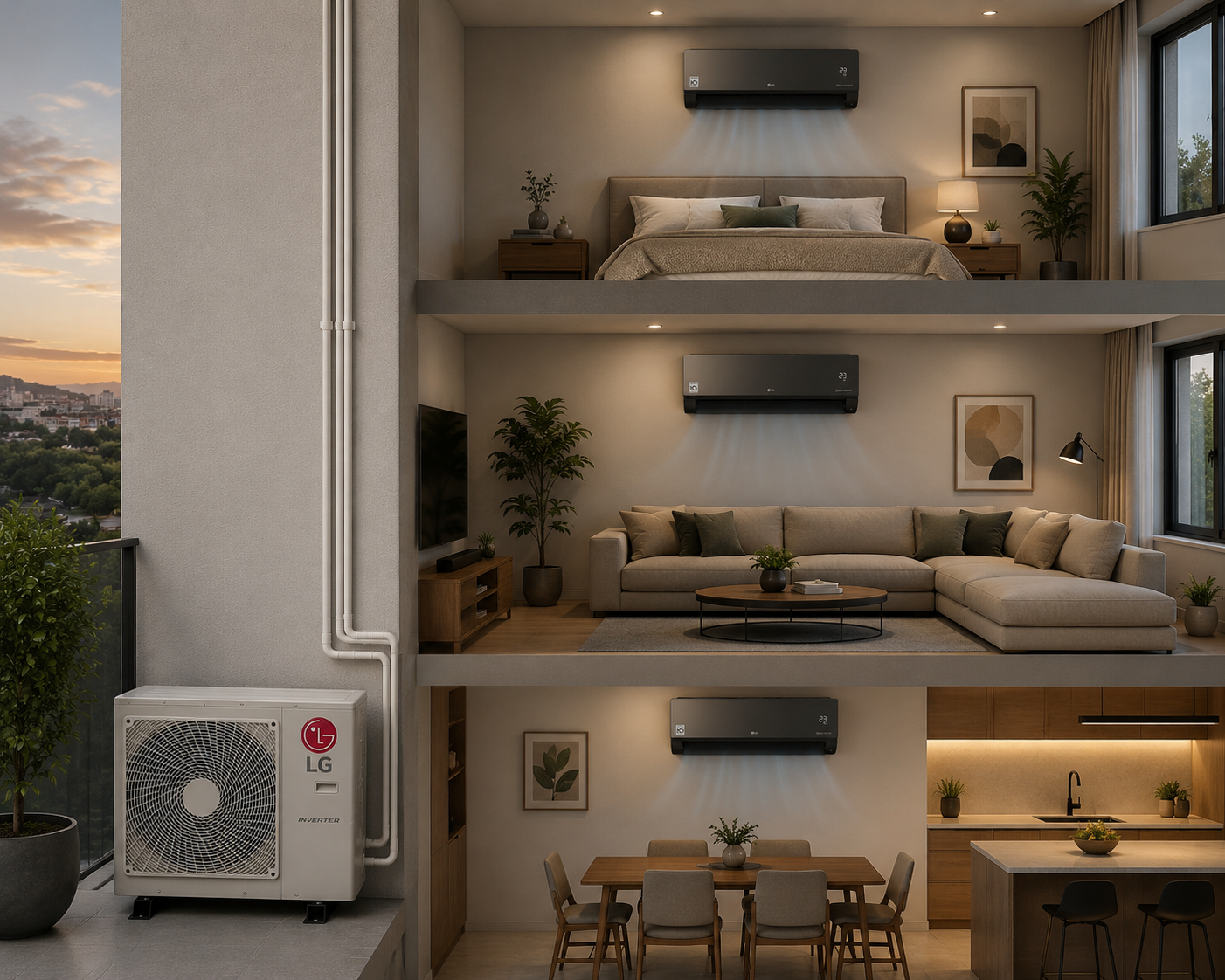 Multisplit LG Artcool